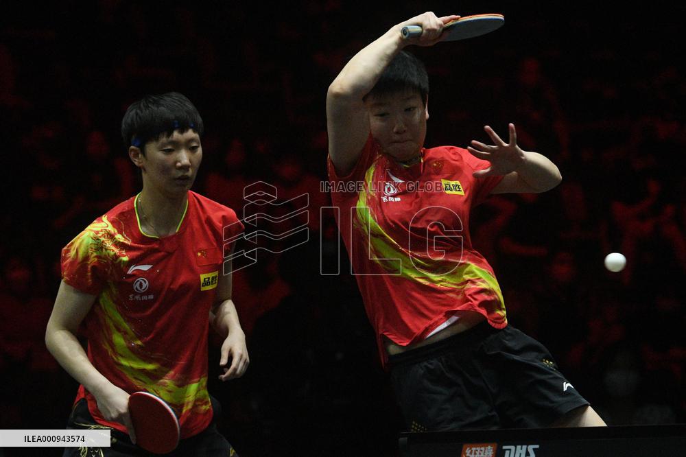 (SP)SINGAPORE-TABLE TENNIS-WTT-WOMEN'S DOUBLES
