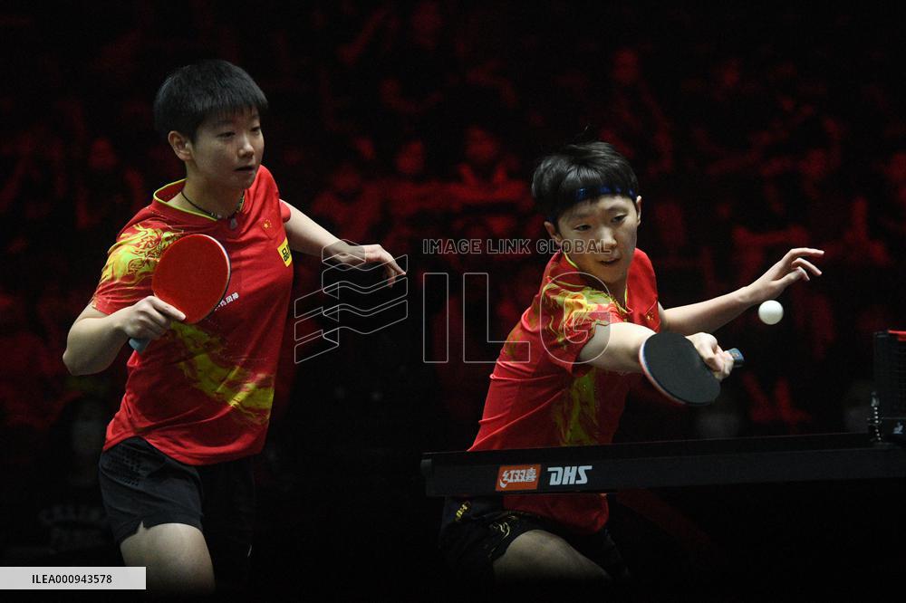 (SP)SINGAPORE-TABLE TENNIS-WTT-WOMEN'S DOUBLES