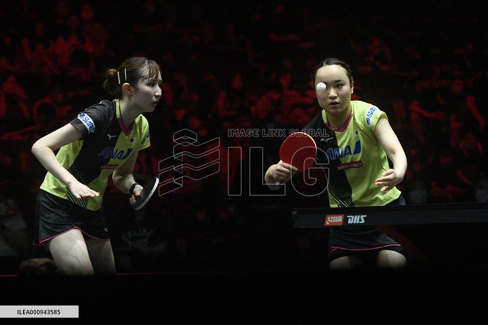 (SP)SINGAPORE-TABLE TENNIS-WTT-WOMEN'S DOUBLES