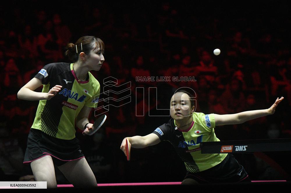 (SP)SINGAPORE-TABLE TENNIS-WTT-WOMEN'S DOUBLES
