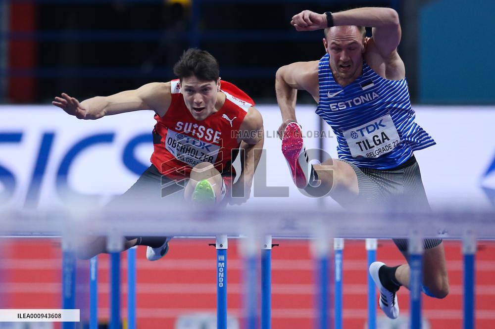 (SP)SERBIA-BELGRADE-WORLD ATHLETICS-INDOOR-CHAMPIONSHIPS-MEN'S HEPTATHLON-60M HURDLES