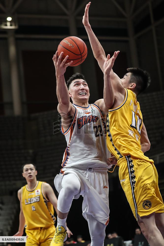 (SP)CHINA-SHENYANG-BASKETBALL-CBA LEAGUE-ZHEJIANG LIONS VS SHANGHAI SHARKS (CN)