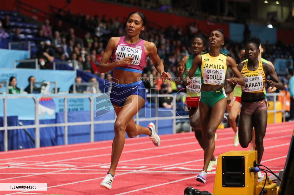 (SP)SERBIA-BELGRADE-WORLD ATHLETICS-INDOOR-CHAMPIONSHIPS-WOMEN'S 800M