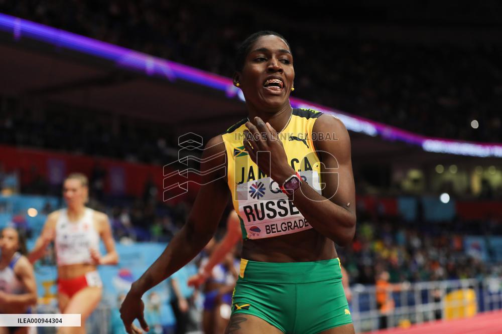 (SP)SERBIA-BELGRADE-WORLD ATHLETICS-INDOOR-CHAMPIONSHIPS-WOMEN'S 4X400M RELAY