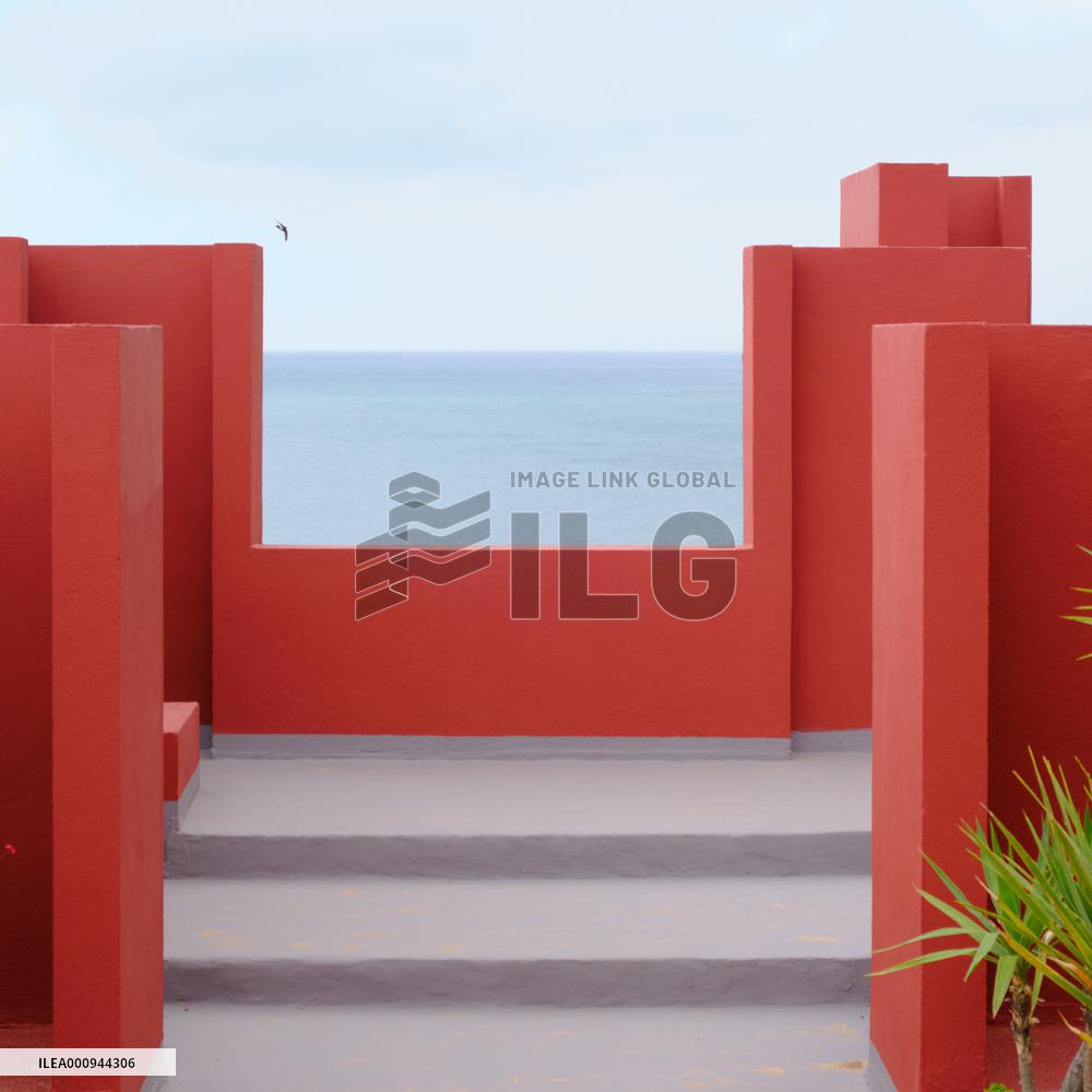 SPAIN-CALPE-LA MURALLA ROJA