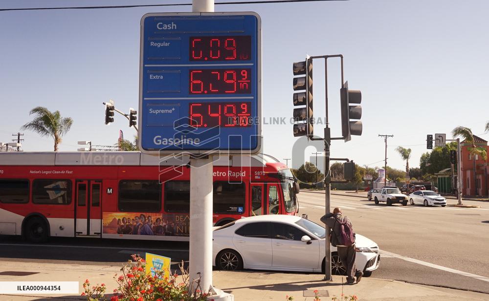 U.S.-LOS ANGELES-GAS PRICE