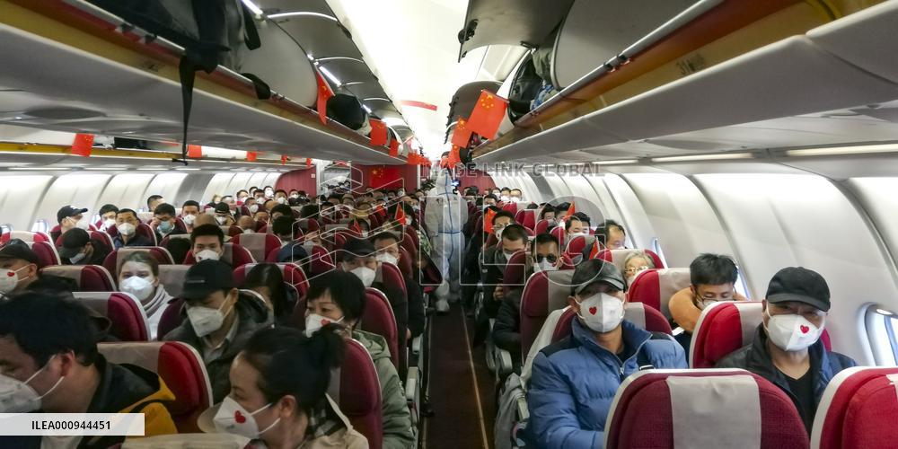 CHINA-SICHUAN-CHINESE CITIZENS FROM UKRAINE-RETURN (CN)