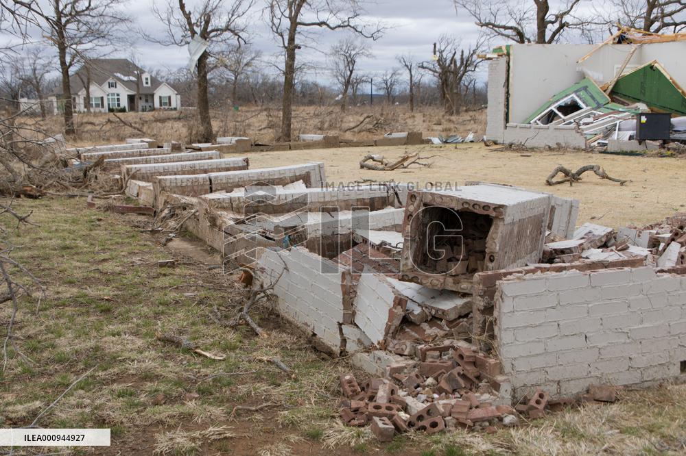 U.S.-TEXAS-JACKSBORO-TORNADO-AFTERMATH