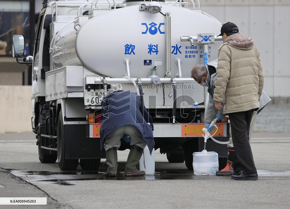 Aftermath of powerful earthquake in northeastern Japan