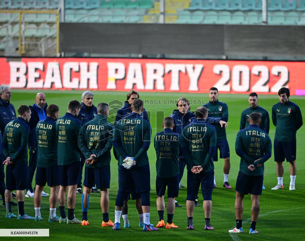 (SP)ITALY-PALERMO-FOOTBALL-FIFA WORLD CUP 2022 QUALIFIER-ITALY-TRAINING