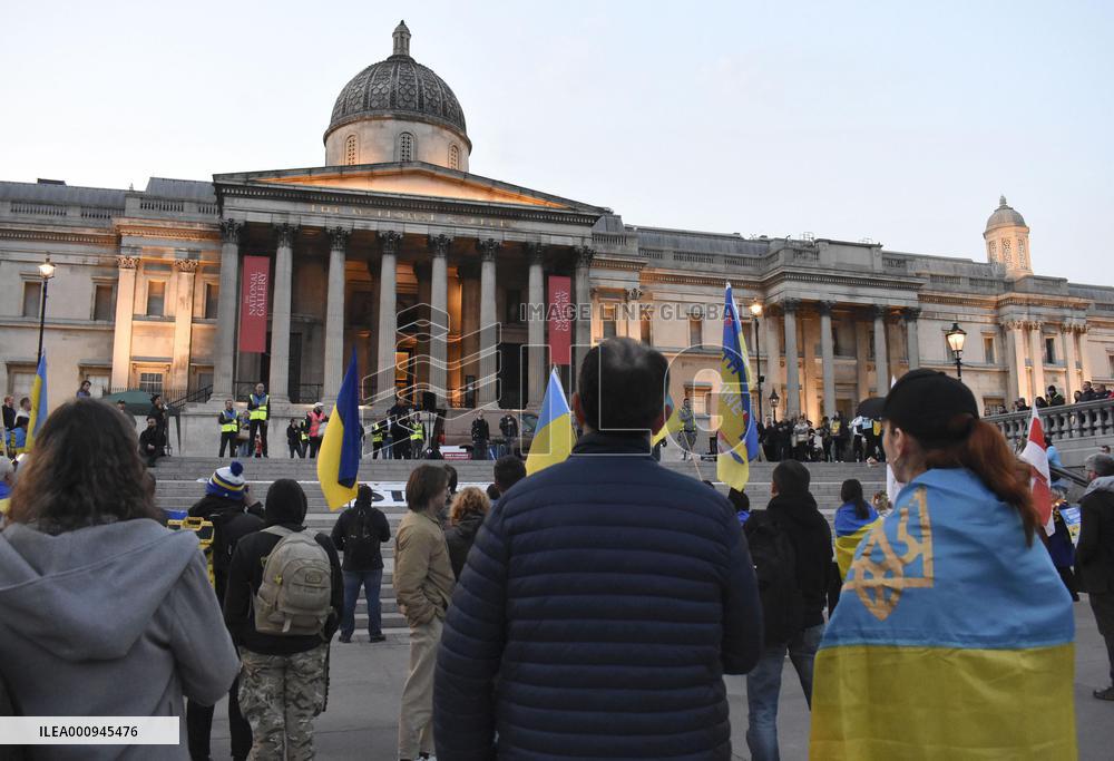 Protest against Russia in London