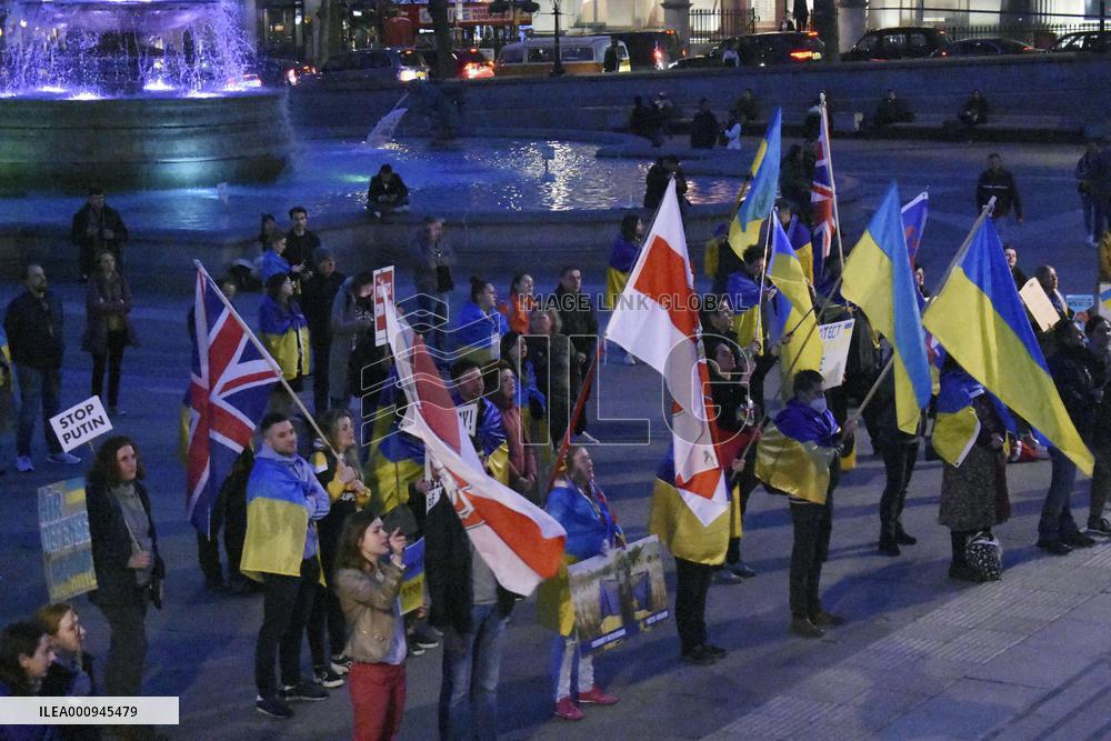 Protest against Russia in London