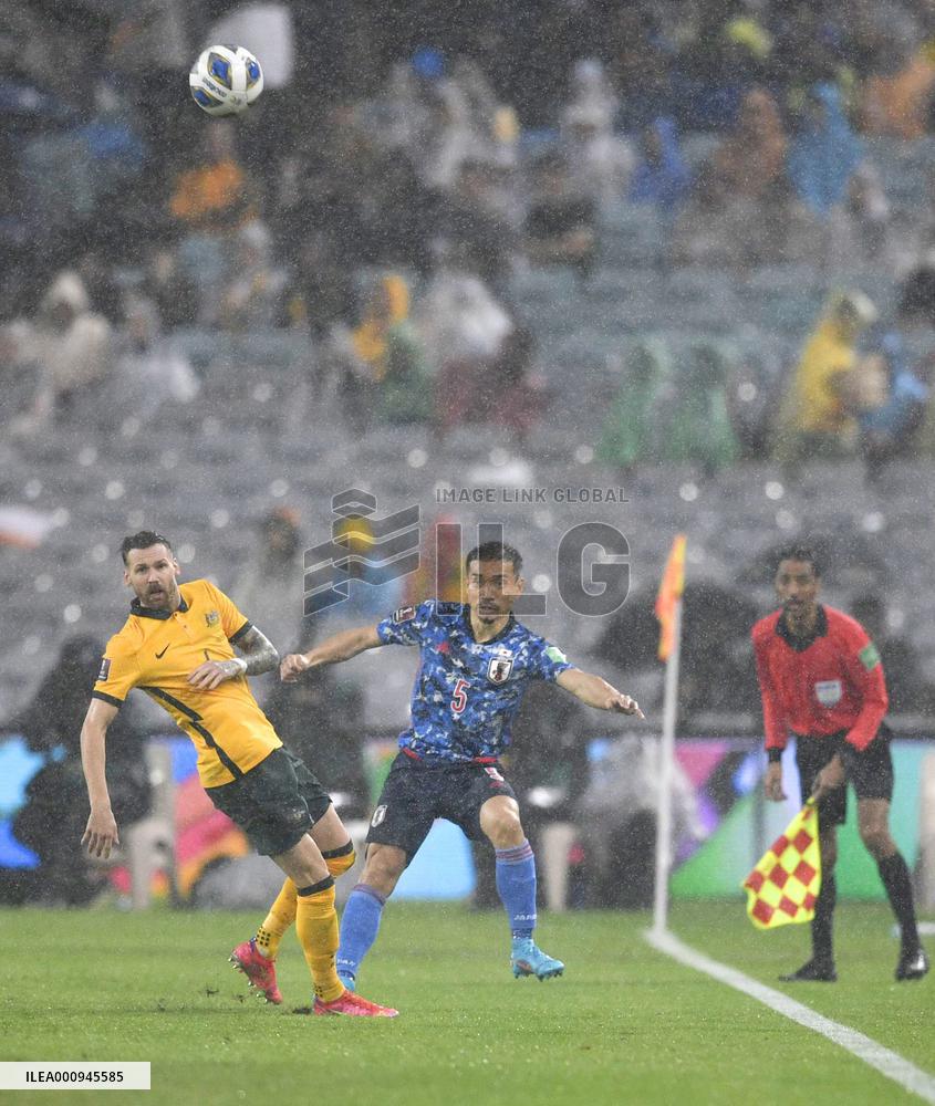 Football: Australia-Japan World Cup qualifier