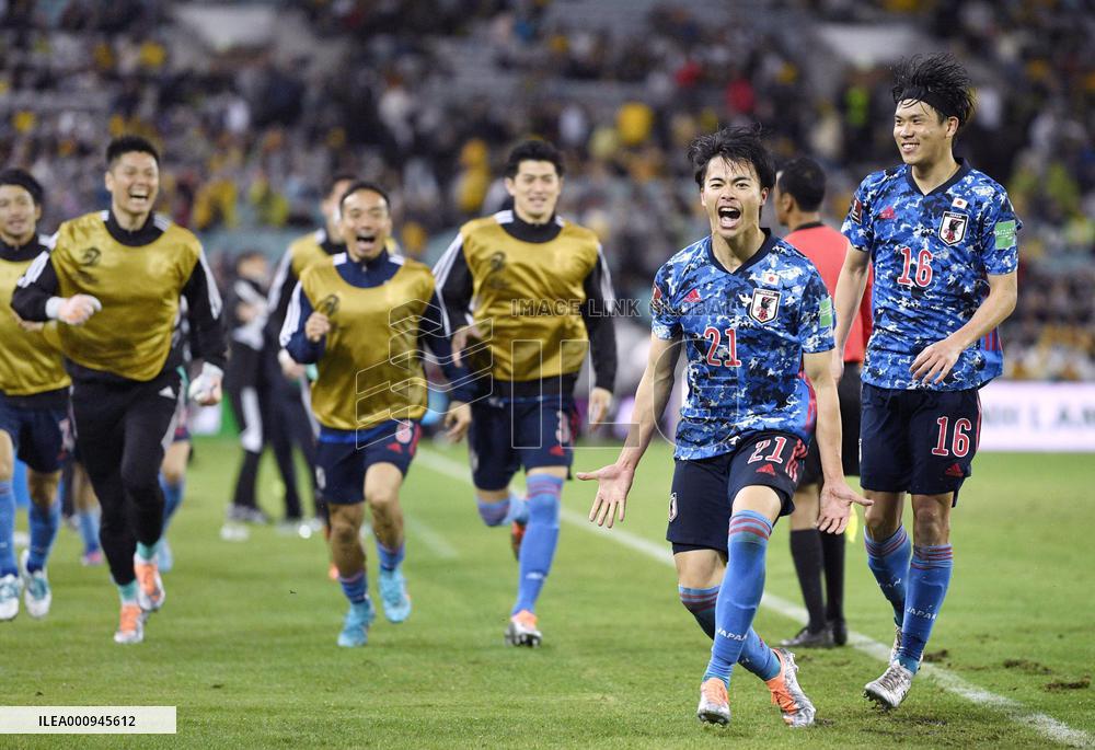 Football: Australia-Japan World Cup qualifier