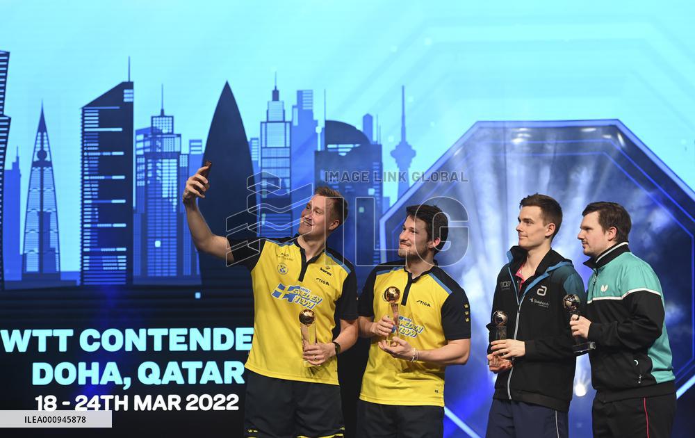 (SP)DOHA-QATAR-TABLE TENNIS-WTT CONTENDER 2022-MEN'S DOUBLES