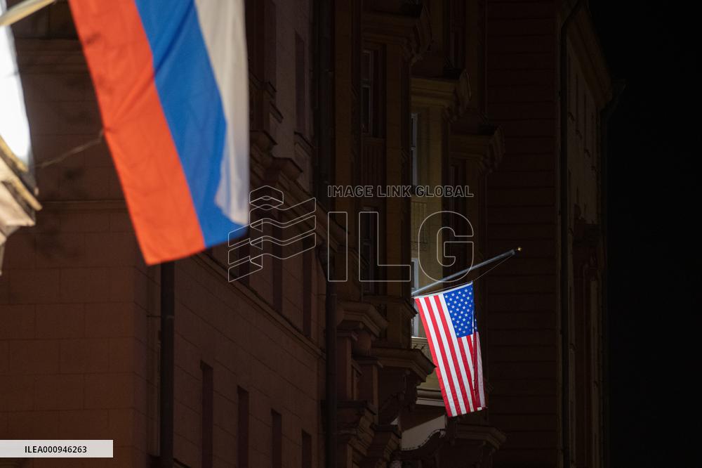 RUSSIA-MOSCOW-U.S.-EMBASSY