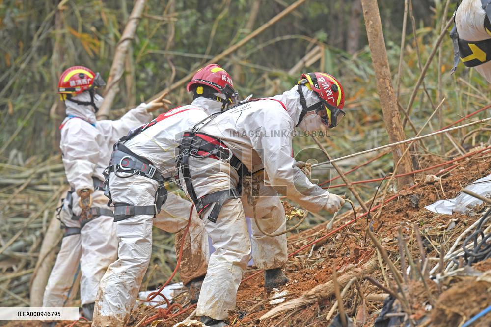 CHINA-GUANGXI-TENGXIAN-PLANE CRASH SITE-SEARCH AND RESCUE (CN)