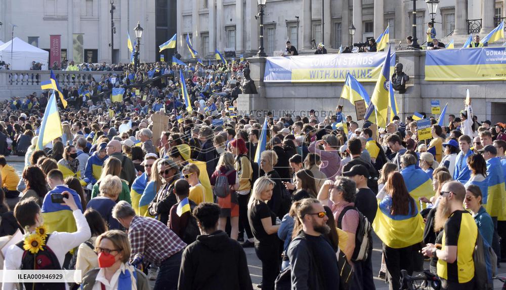 Anti-war protest in London