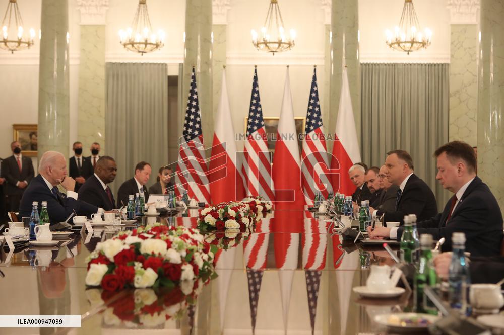 POLAND-WARSAW-BIDEN-VISIT