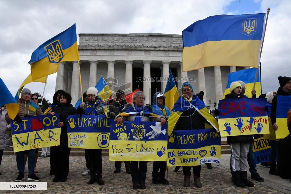 Protest against Russia's invasion of Ukraine