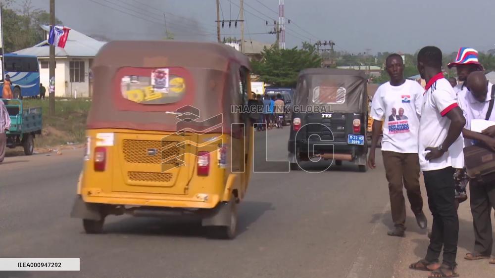 Chinese company kicks off road project construction in Ghana