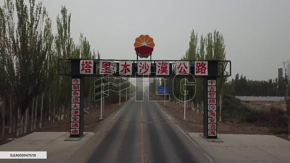 From diesel to photovoltaic power, China's Xinjiang sees greener desert highway