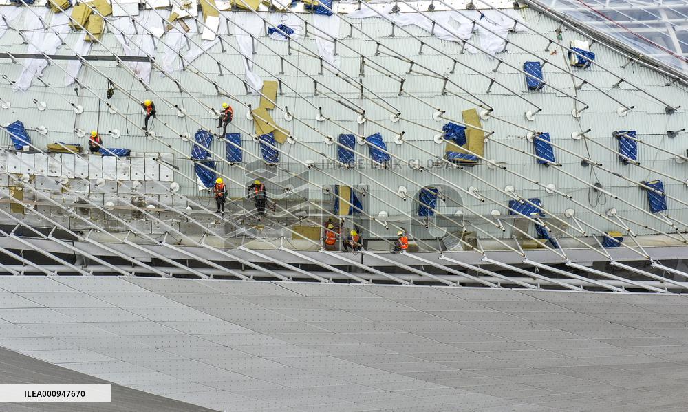 CHINA-CHONGQING-FOOTBALL STADIUM-CONSTRUCTION (CN)
