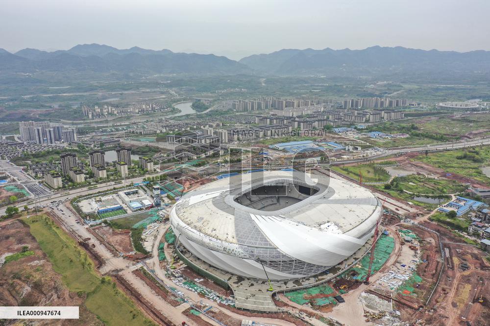 CHINA-CHONGQING-FOOTBALL STADIUM-CONSTRUCTION (CN)
