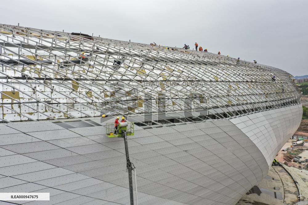 CHINA-CHONGQING-FOOTBALL STADIUM-CONSTRUCTION (CN)