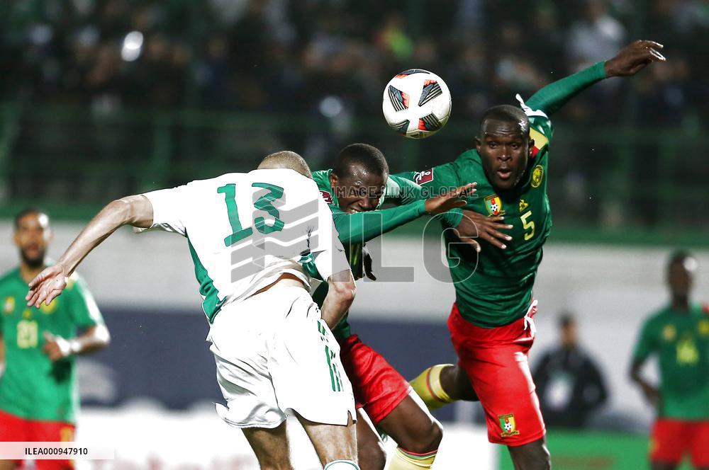(SP)ALGERIA-BLIDA-FOOTBALL-WORLD CUP QUALIFIERS-ALGERIA VS CAMEROON