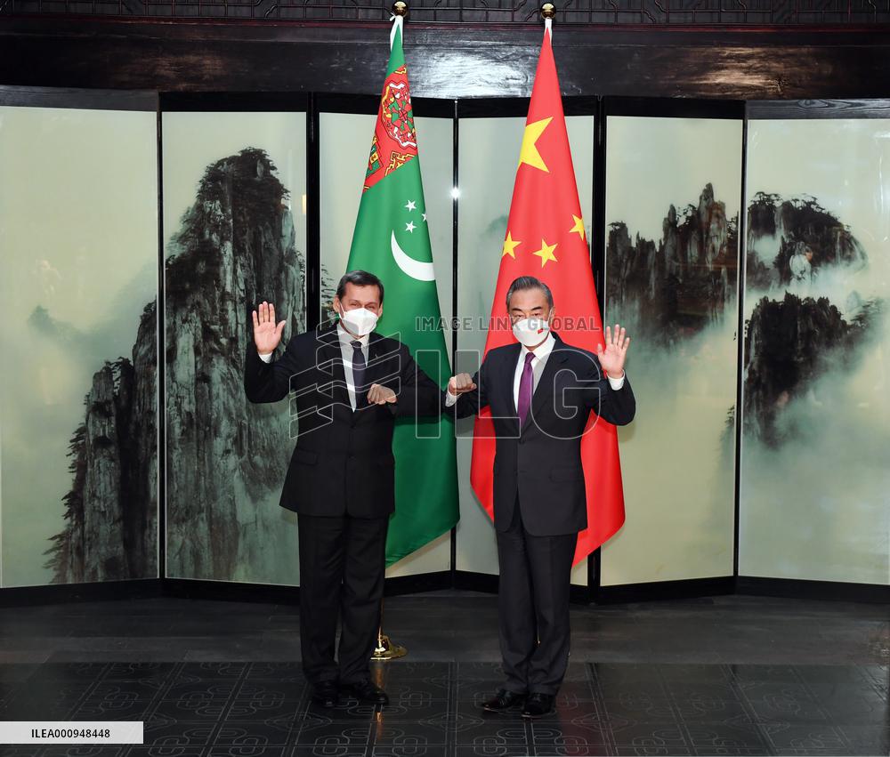 CHINA-TURKMENISTAN-FMS' MEETING (CN)