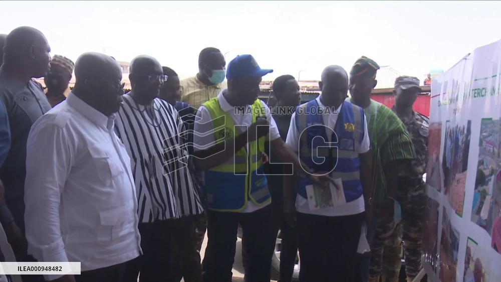 GLOBALink | Ghanaian president commissions Chinese-constructed interchange project