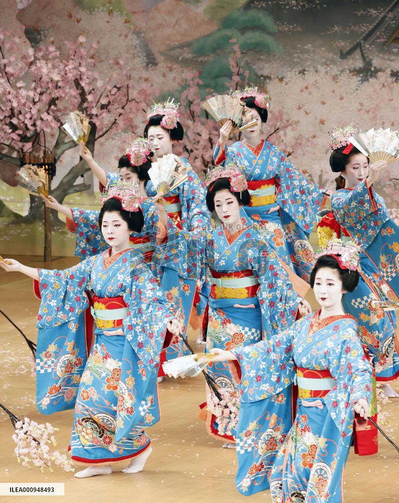 Traditional dance performance in Kyoto