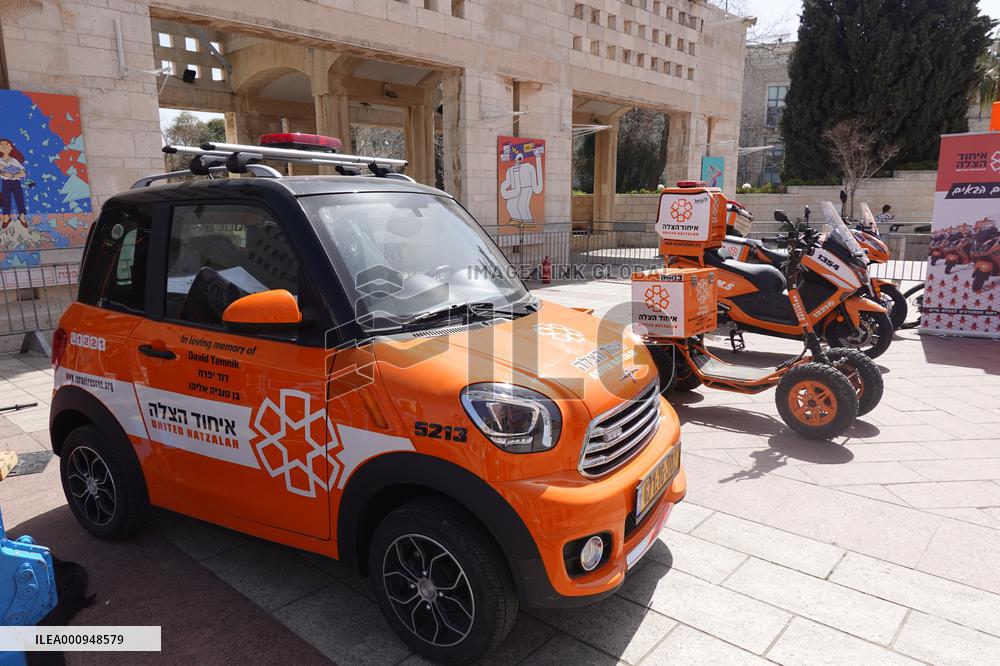 MIDEAST-JERUSALEM-EMERGENCY RESCUE-EXHIBITION