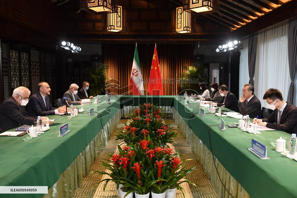 CHINA-ANHUI-WANG YI-IRANIAN FM-MEETING (CN)