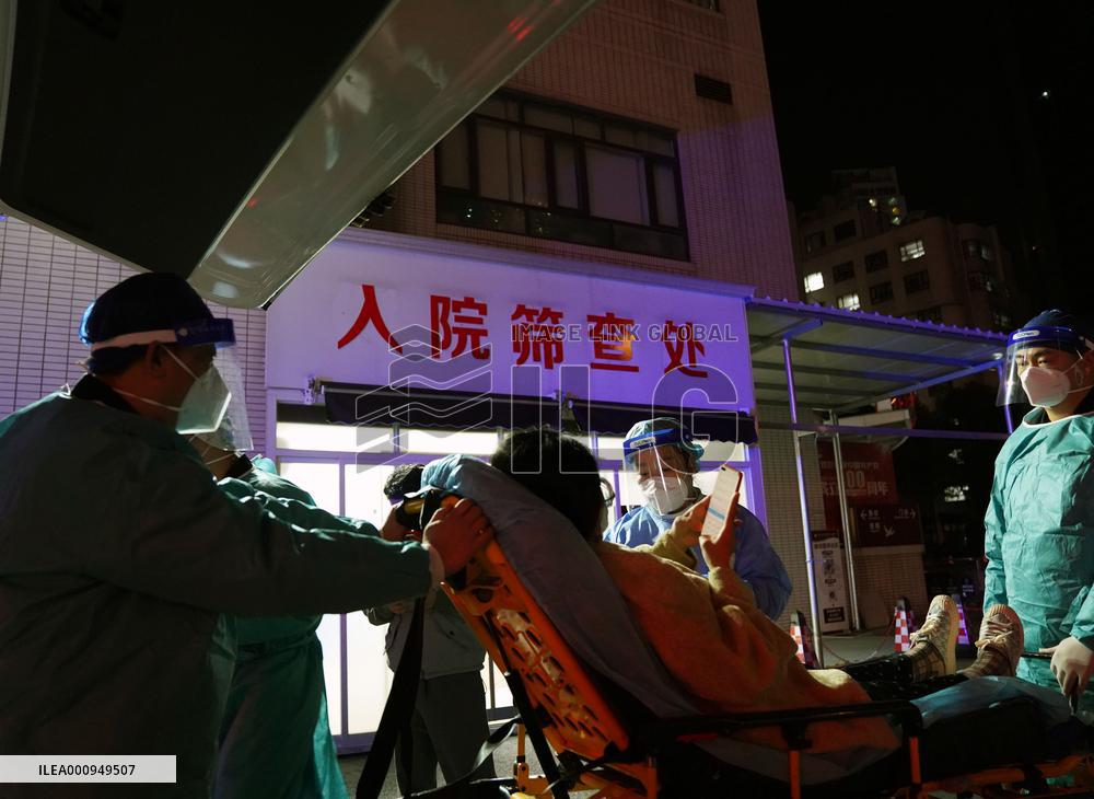 CHINA-SHANGHAI-EMERGENCY TREATMENT (CN)