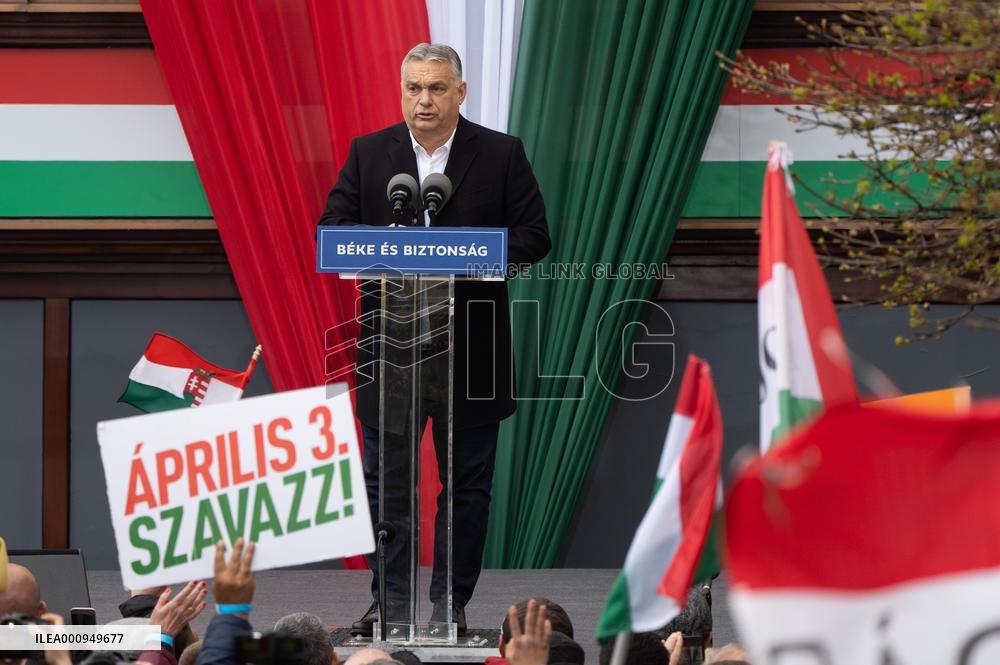 HUNGARY-BUDAPEST-PARLIAMENTARY ELECTIONS-CAMPAIGNS