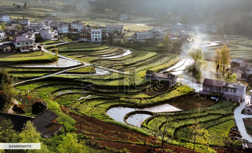 CHINA-SHAANXI-TERRACED FIELD-SCENERY (CN)
