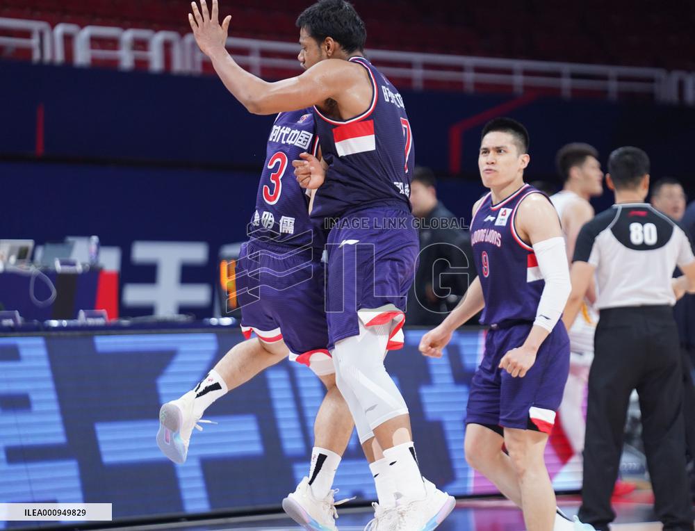 (SP)CHINA-NANCHANG-BASKETBALL-CBA LEAGUE-GUANGZHOU LOONG LIONS VS SHANXI LOONGS(CN)