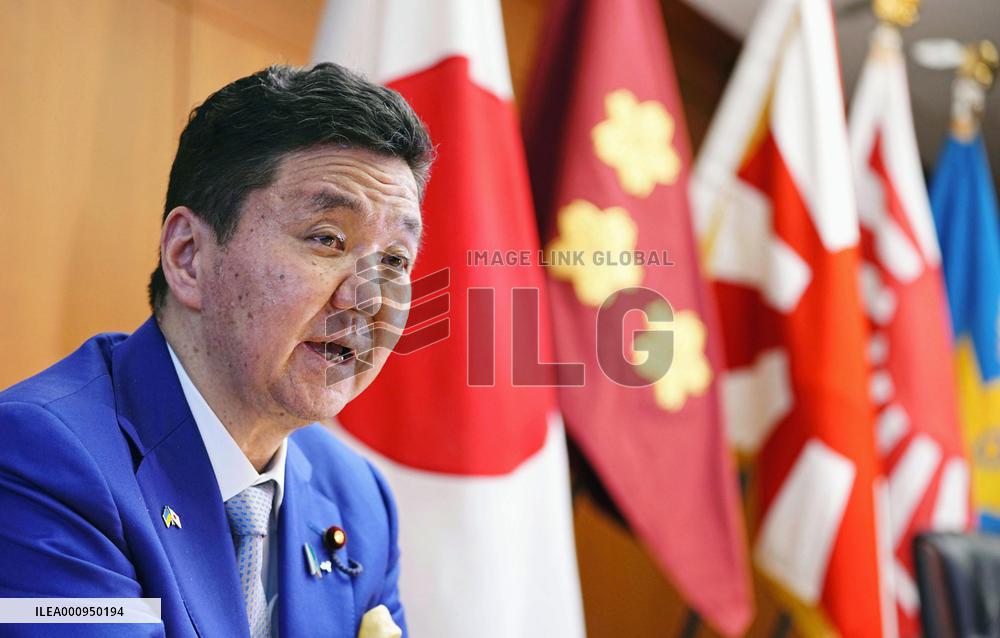 Japanese Defense Minister Nobuo Kishi