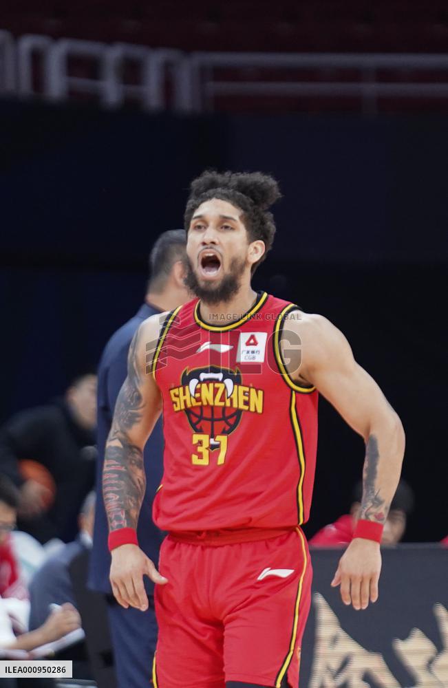 (SP)CHINA-JIANGXI-NANCHANG-BASKETBALL-CBA LEAGUE-SHANDONG HEROES VS SHENZHEN LEOPARDS (CN)