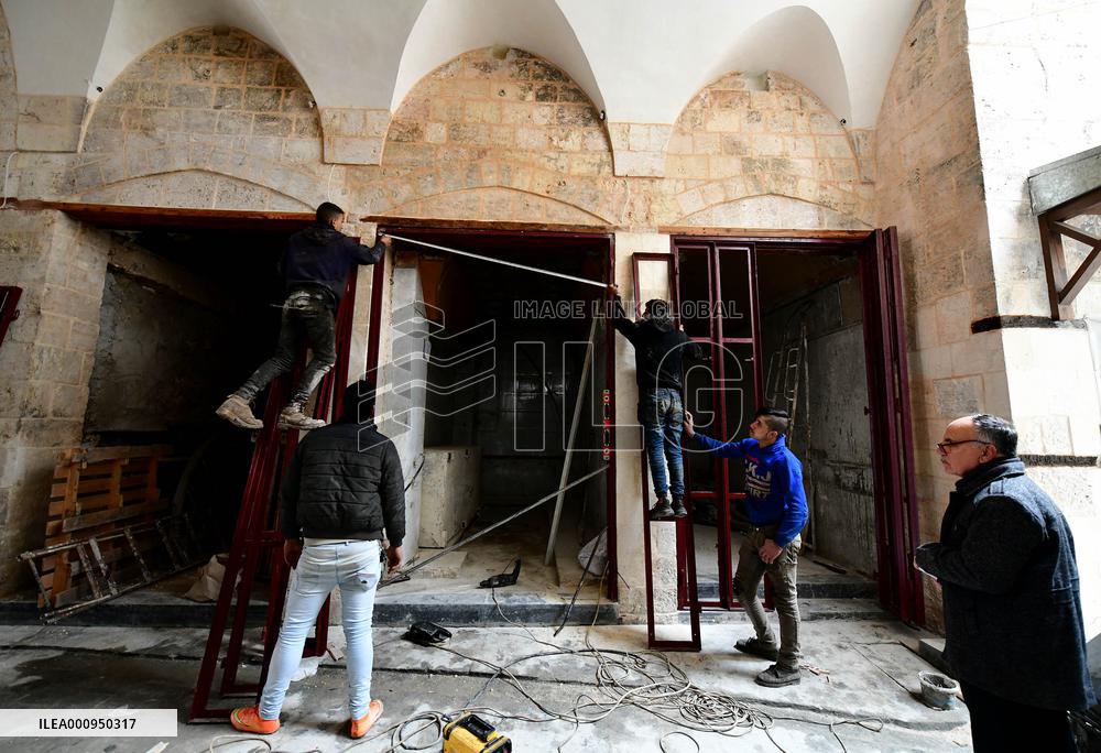 SYRIA-ALEPPO-ANCIENT MARKETPLACE-RECONSTRUCTION
