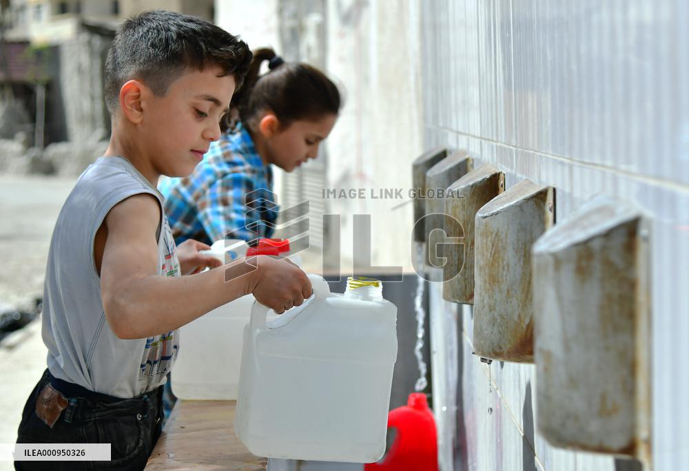 SYRIA-DAMASCUS-WELL-WATER DESALINATION CENTER