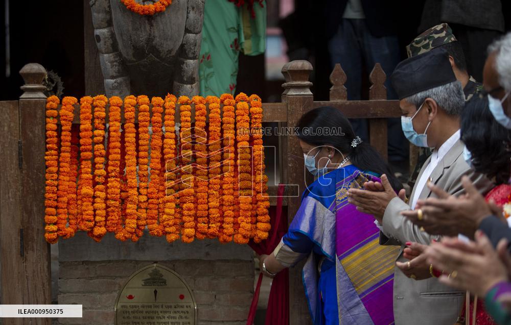 NEPAL-KATHMANDU-KASTHAMANDAP TEMPLE-INAUGURATION