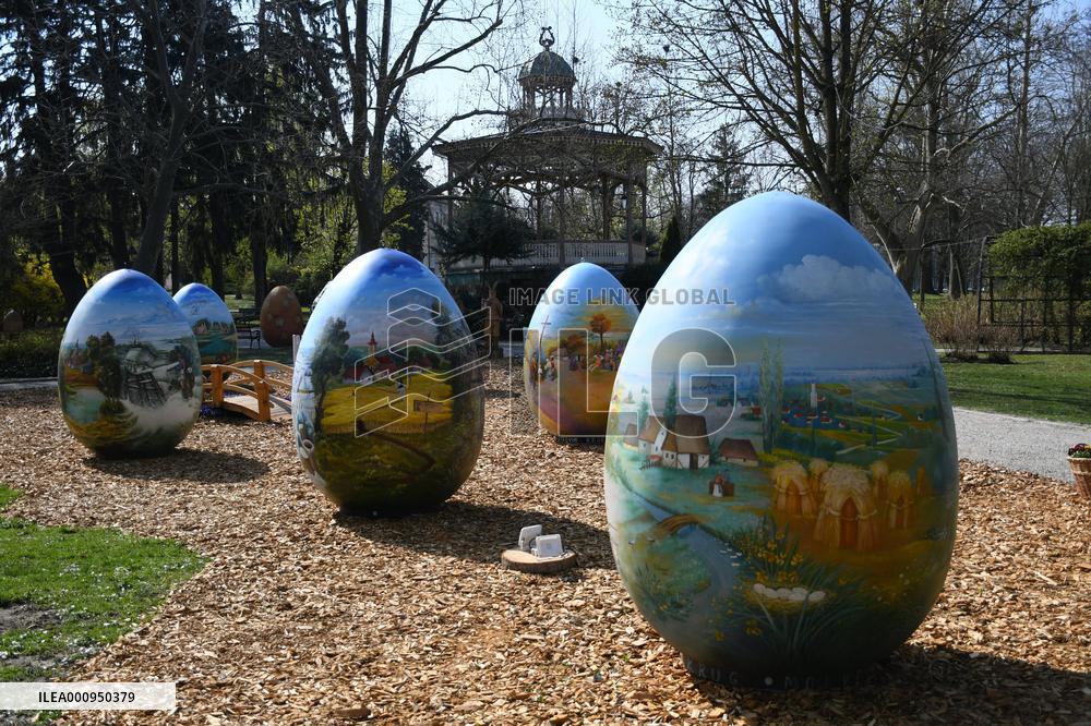 CROATIA-ZAGREB-EASTER EGGS-EXHIBITION