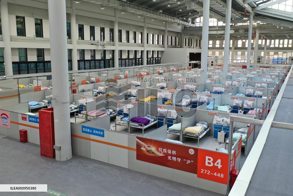 CHINA-SHANGHAI-MAKESHIFT HOSPITAL-OPEN (CN)