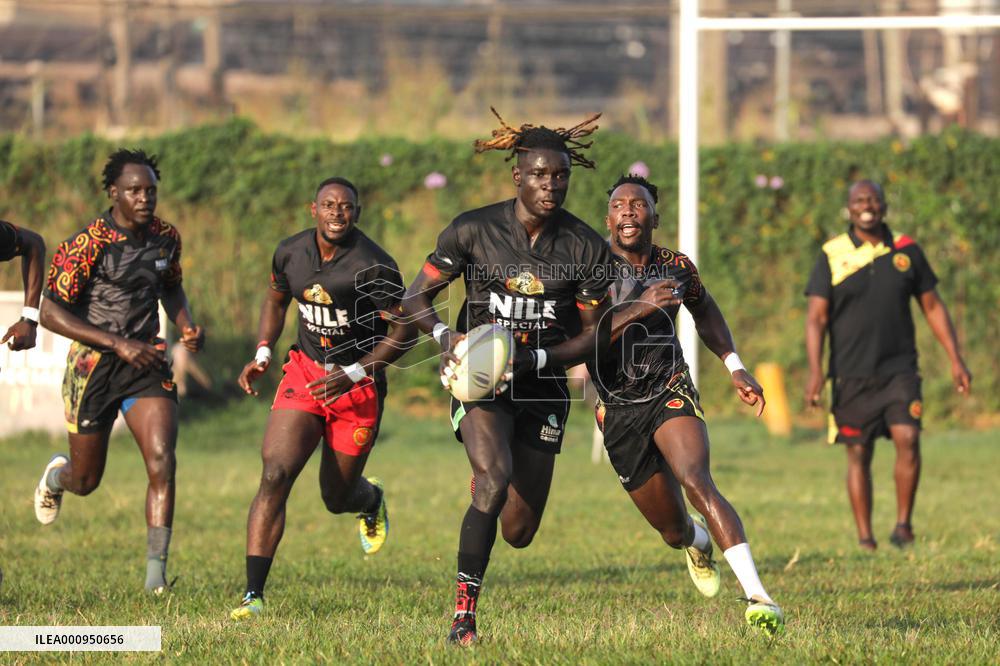 (SP)UGANDA-KAMPALA-UGANDA RUGBY 7S PLAYERS-TRAINING