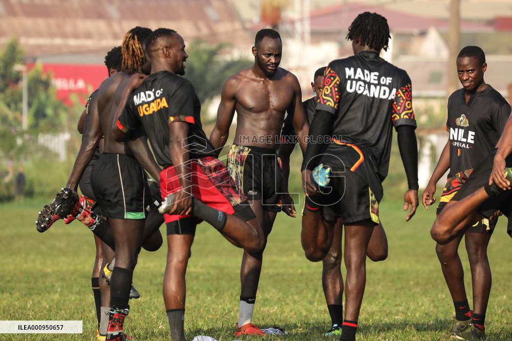 (SP)UGANDA-KAMPALA-UGANDA RUGBY 7S PLAYERS-TRAINING