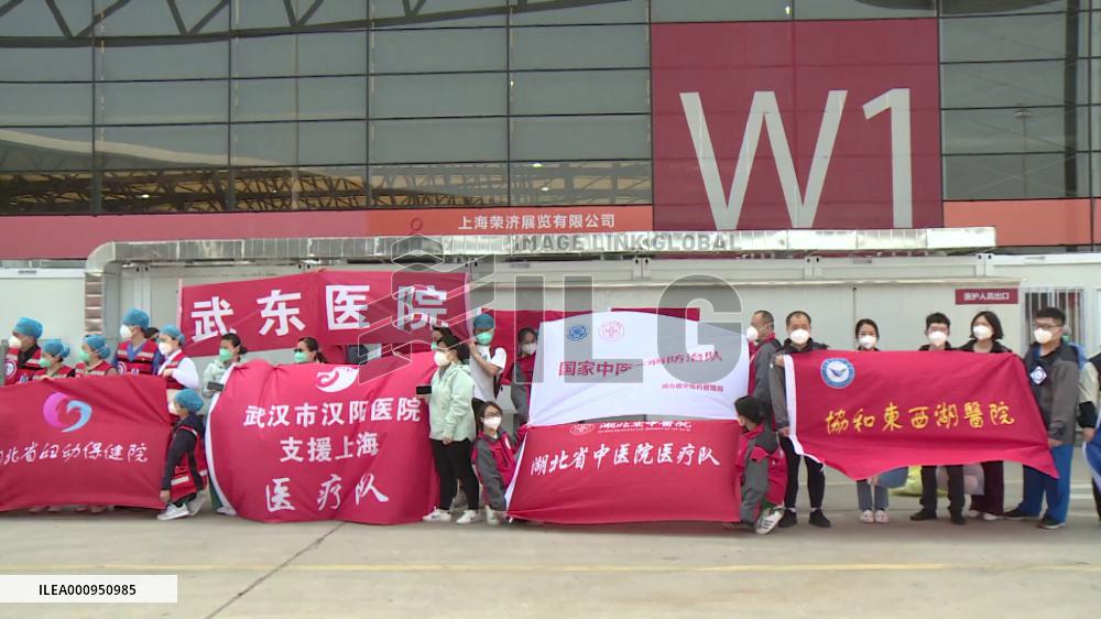 Thousands of medics rush to Shanghai to aid COVID-19 battle
