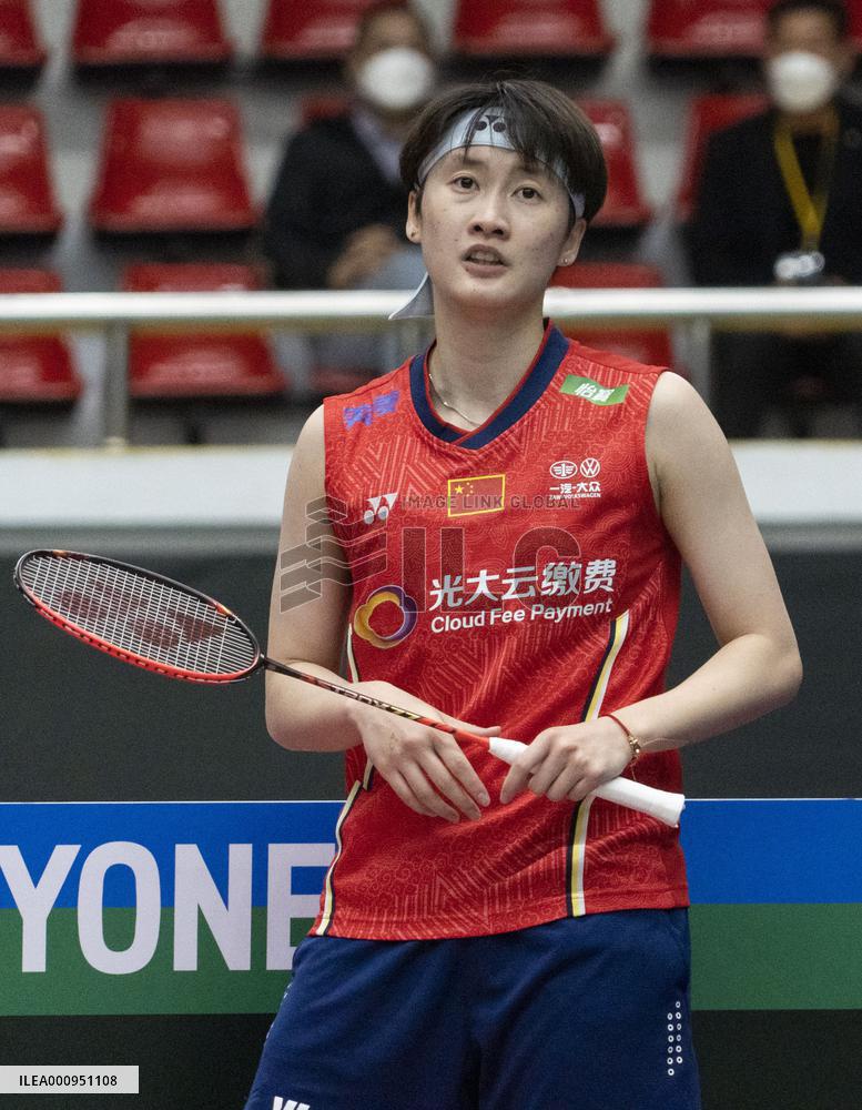 (SP)SOUTH KOREA-SUNCHEON-BADMINTON-KOREA OPEN 2022-WOMEN'S SINGLES